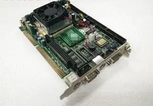 ROCKY-518HV V4.1 ISA 100% OK IPC Board  Slot Industrial motherboard Half-Size CPU Card PICMG1.0 With CPU RAM