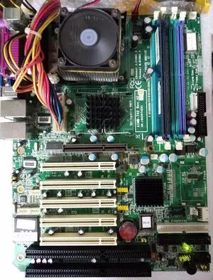 100% OK Embedded Mainboard AIMB-742 AIMB-742E2 A2 5*PCI industrial motherboard IPC Board 2*ISA with CPU RAM VGA 2*LAN
