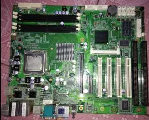 P4BWA 100% OK IPC Mainboard Q965 Chipset ATX Industrial Motherboard 4*PCI 2*ISA 5 x RS232C & 1 x RS422/485 With CPU RAM
