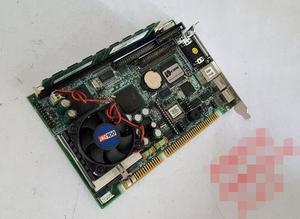100% OK IPC ISA Board NuPRO-595 REV.B1 Industrial motherboard Half-Size CPU Card PICMG1.0 Embedded wtih CPU RAM FAN