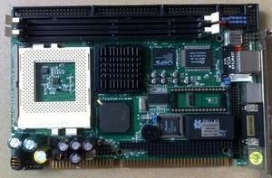 HS6637 VER2.1 100% OK IPC ISA Board  Industrial motherboard Half-Size CPU Card PICMG1.0 wtih CPU RAM