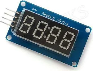 OIAGLH TM1637 LED Display Module For Arduino 7 Segment 4 Bits 0.36Inch Clock RED Anode Digital Tube Four Serial Driver Board Pack