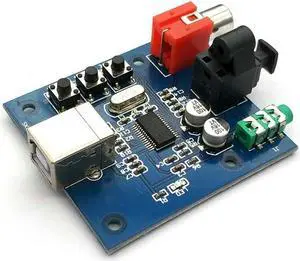 FOR PCM2704 USB DAC To S/PDIF Sound Card Decoder Board 3.5mm Analog Output F/PC