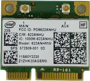 Intel 622ANHU Advanced-N Wi-Fi Card 60Y3231 for Lenovo T410 T420 Laptop