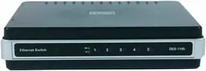 D-LINK DES-1105 5-Port 10/100 Fast Ethernet Desktop Switch