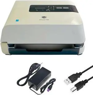 HP ScanJet 7000 USB Sheet Feed Document Scanner W/AC DC Adapter USB Cord Type B