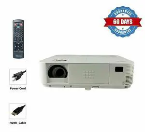 NEC NP-M322X 3200 ANSI DLP Projector 3D for Ceiling Hanging Installation Flat Surface Bundle NEC NP-M322X 3200 ANSI DLP Projector 3D for Ceiling Hanging Installation Flat Surface Bundle