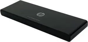 HP HSTNN-Q05X USB Media Docking Station Port Replicator VY843AA#ABA w/ Adapter