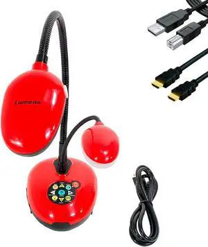 Lumens DC192 Ladibug High-Definition Document Camera with Accessories for Home Learning Studying Distance Lesson Online Share Workbook School College University Classroom Gallery