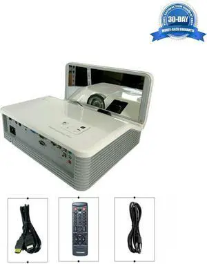 Smart LightRaise 60wi DLP Projector for Home Cinema, Office, Church, Classroom Presentations w/Accessories
