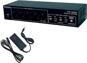 Extron PVS 305SA Polevault Switcher 33-1328-07 w/ Power Supply