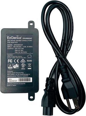 Genuine EnGenius Technologies 802.3AT/Af Gigabit Poe+ Adapter EPA5006GAT w/Cord