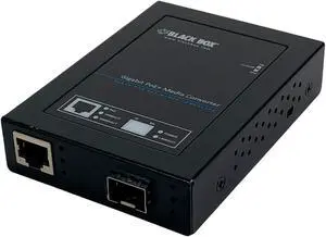 Black Box Gigabit LPS535A-SFP Poe+ Pse Media Converter