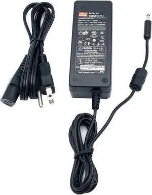 Genuine Mean Well GS60A18 AC/DC Adapter 18V 3.33A 60W max w/P.Cord