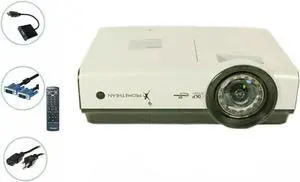 Promethean PRM-32 DLP Projector Short-Throw 3D HDMI Adapter HD 1080i Business Corporate Presentation Home Big Screen Usage Games Multipurpose Use W/ Bundle