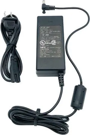 Genuine 5.5x2.1mm NEC AC Adapter SA120A-2775U-S Power Supply 27V 0.75A w/Cord