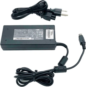Genuine Chicony AC Power Supply Adapter A11-120P1A 19V 6.32A 120W 4-pin w/Cord Genuine Chicony AC Power Supply Adapter A11-120P1A 19V 6.32A 120W 4-pin w/Cord