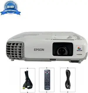 Portable 3LCD Projector Epson PowerLite X27  2700 ANSI HDMI HD 1080i H692A w/Bundle