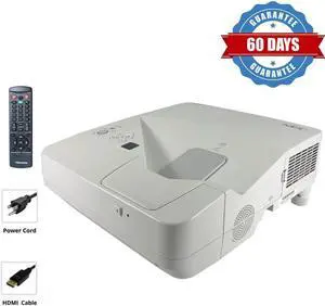 Ultra Short Throw 3LCD Projector NEC NP-UM330W UST ECO Mode Widescreen Interactive LAN HD 1080p HDMI 3300 ANSI w/Bundle