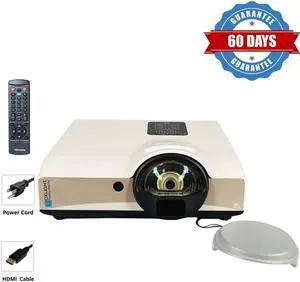 BoxLight P5 WX31NST 3LCD Projector WXGA Short Throw 3100 ANSI 1080i HDMI Bundle