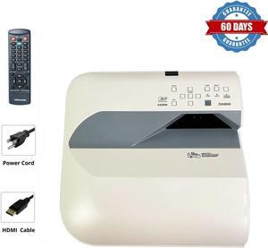 Ultra Short Throw 1280x800  DLP Projector Casio XJ-UT310WN 3100 ANSI Lumens 1080p HDMI w/Bundle