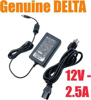 Genuine Delta 30W AC Adapter EADP-30HB B Power Supply 12V 2.5A 5.5*2.1mm w/PC
