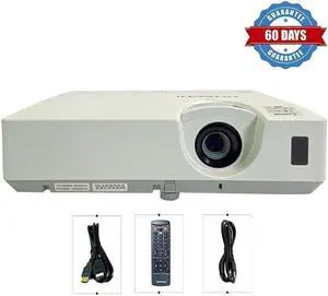 Hitachi CP-X2542WN 3LCD Projector for Multipurpose Use 2700 ANSI 1080p HDMI w/Bundle