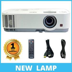 NEC ME331W 3LCD Projector WXGA 3300 ANSI Full HD Crestron HDMI USB w/Bundle Renewed Lamp