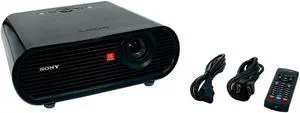 Sony VPL-BW5 3LCD Portable Projector WXGA 2000 ANSI 1080i HD HDMI w/Accessories