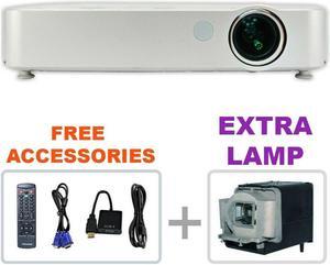 Panasonic PT-LB51NT 3LCD Projector XGA School HDMI-adapter w/Remote + EXTRA LAMP