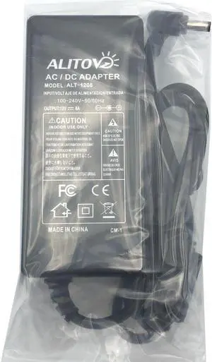 NEW Genuine Alitove AC Adapter 12V 8A 5.5mm ALT-1208 96W & Cord