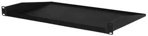 Single-Sided Non-Vented Cantilever Shelf, 1U, 19" x 12"D, Black Single-Sided Non-Vented Cantilever Shelf, 1U, 19" x 12"D, Black