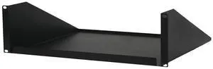 Single-Sided Non-Vented Cantilever Shelf, 1U, 19" x 15"D, Black Single-Sided Non-Vented Cantilever Shelf, 1U, 19" x 15"D, Black