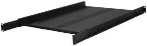 Fixed Vented Heavy Duty Shelf, 1U, 19" x 18"D, Black Fixed Vented Heavy Duty Shelf, 1U, 19" x 18"D, Black