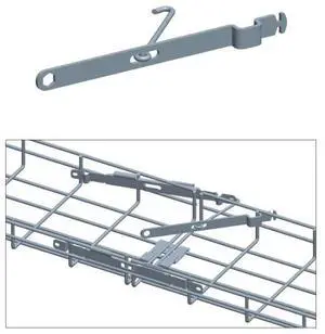 Cable Tray Fast Fix Splicer Handle, Zinc (For CT0007-03) Cable Tray Fast Fix Splicer Handle, Zinc (For CT0007-03)