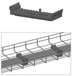 Cable Tray ABS Fixer Top, 6mm, Gray Cable Tray ABS Fixer Top, 6mm, Gray