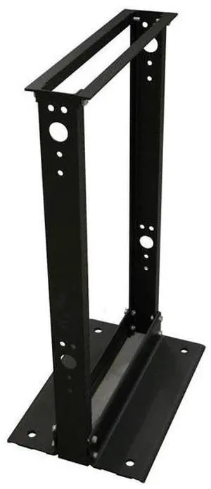 2-Post Open Frame Aluminium Floor Rack, 20U, 3' x 19", Black 2-Post Open Frame Aluminium Floor Rack, 20U, 3' x 19", Black