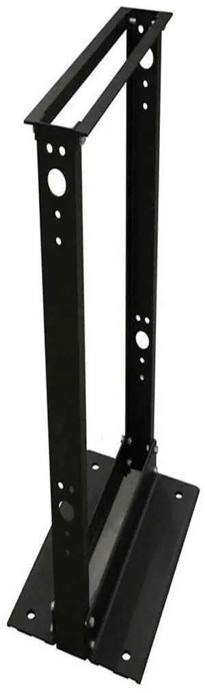 2-Post Open Frame Aluminium Floor Rack, 45U, 7' x 19", Black 2-Post Open Frame Aluminium Floor Rack, 45U, 7' x 19", Black