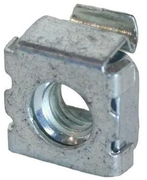 Cage Nut For #12-24 Screw, 50/Bag, Silver Cage Nut For #12-24 Screw, 50/Bag, Silver