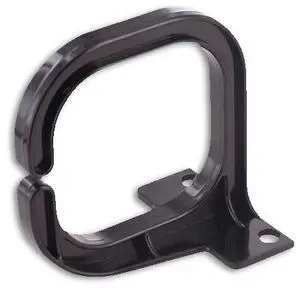 Vertical D-Ring Cable Manager, 34 Cables, 1U, Black Vertical D-Ring Cable Manager, 34 Cables, 1U, Black