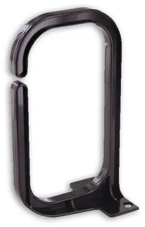 Vertical D-Ring Cable Manager, 70 Cables, 1U, Black Vertical D-Ring Cable Manager, 70 Cables, 1U, Black