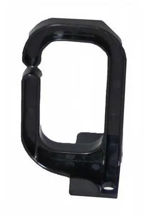 Vertical D-Ring Cable Manager, 25 Cables, 1U, Black Vertical D-Ring Cable Manager, 25 Cables, 1U, Black