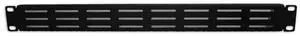 Vented Filler Panel, 1U, 19" x 1.75" H, Black Vented Filler Panel, 1U, 19" x 1.75" H, Black