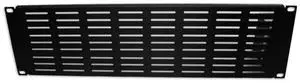 Vented Filler Panel, 3U, 19" x 5.25"H, Black Vented Filler Panel, 3U, 19" x 5.25"H, Black