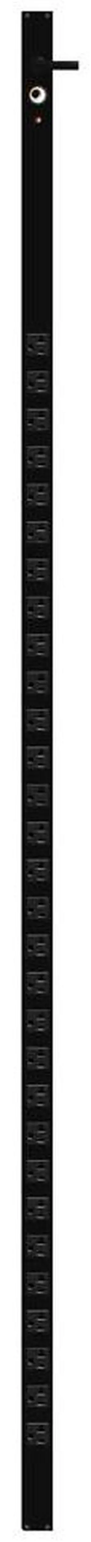 6' PDU 30 Front 120V/20A Outlets with 15' Cord, Aluminium, Black 6' PDU 30 Front 120V/20A Outlets with 15' Cord, Aluminium, Black