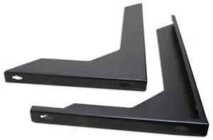Wall Bracket Kit for DVR Security Enclosure, Set of 2, Black Wall Bracket Kit for DVR Security Enclosure, Set of 2, Black