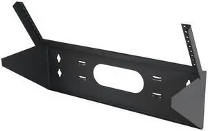 Hinged Vertical Wall Mount Bracket, 3U, 19" x 7"D, Black Hinged Vertical Wall Mount Bracket, 3U, 19" x 7"D, Black