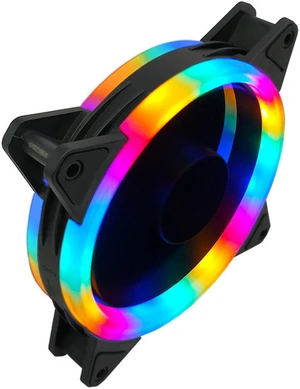 Coolmoon SGQ RGB LED Case Cooling Fan 120mm DC 12V Cooling Small 3Pin and Big 4Pin Cooler Silent Quiet Fan Cooler Radiator For Computer Case Fan,SGQ Rainbow Dual Interface Coolmoon SGQ RGB LED Case Cooling Fan 120mm DC 12V Cooling Small 3Pin and Big 4Pin Cooler Silent Quiet Fan Cooler Radiator For Computer Case Fan,SGQ Rainbow Dual Interface