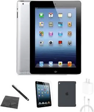 Apple iPad 3 A1416 (WiFi) 16GB Black Bundle w/ Case, Tempered Glass, Stylus, Charger Apple iPad 3 A1416 (WiFi) 16GB Black Bundle w/ Case, Tempered Glass, Stylus, Charger