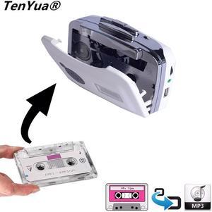 Portable Cassette Tape to MP3 Converter for Windows XP / Vista / 7 Plug and play USB Flash Drive Capture Audio Music Player